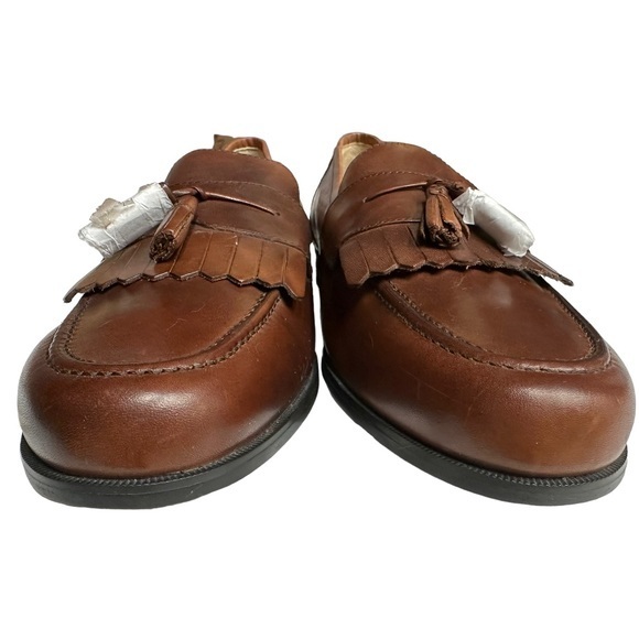 Chaps Ralph Lauren Men's Brown Tassle‎ Loafers NWOT US Sz 12 - Picture 9 of 11